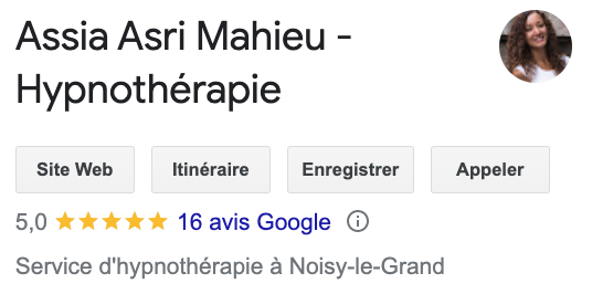 Avis Google 5 sur 5