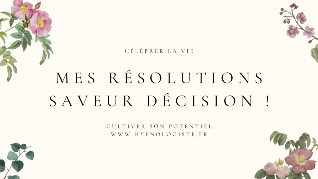 Résolutions nouvelle année